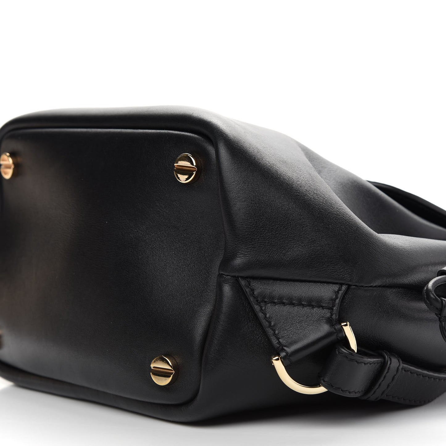 Vitello Rockstud Demilune Backpack Black
