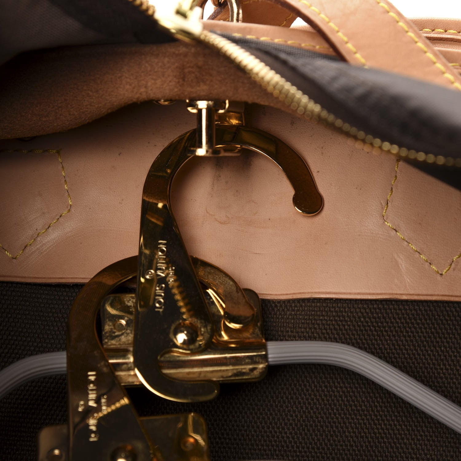 Louis Vuitton Monogram Garment Cover 2 Hangers 5 of 8