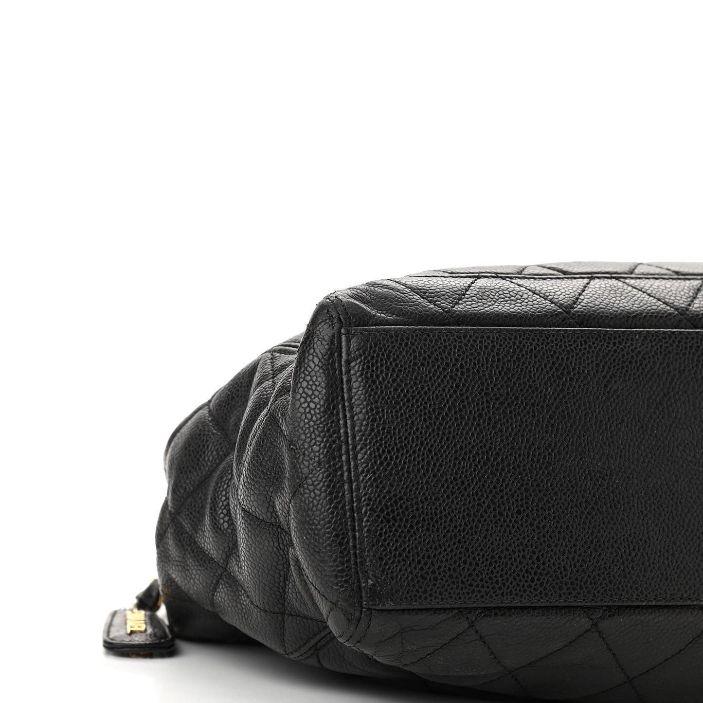 Caviar Quilted CC Tote Black