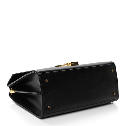 Saint Laurent Grain de Poudre Medium Classic Monogram Cassandra Top Handle Black 4 of 7