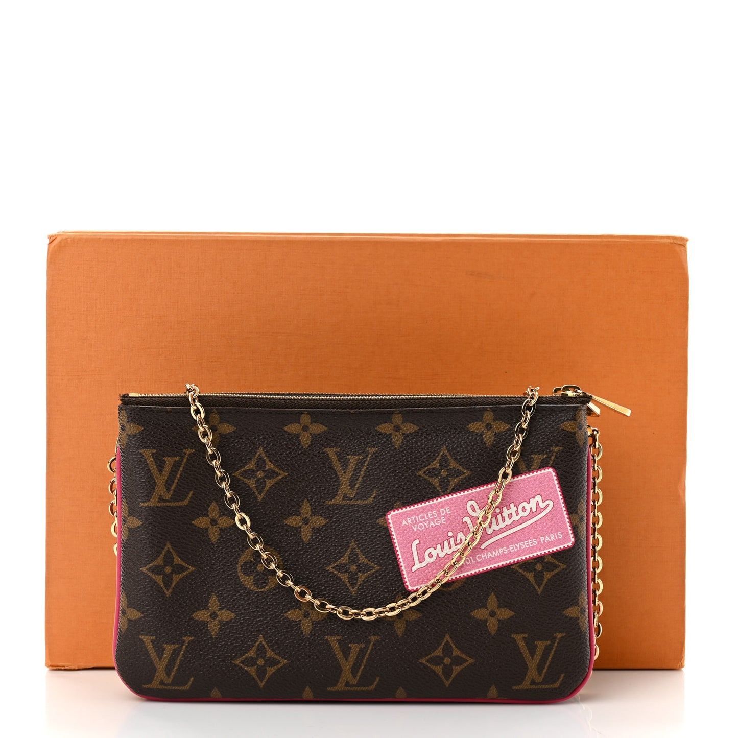 Monogram World Tour Double Zip Pochette