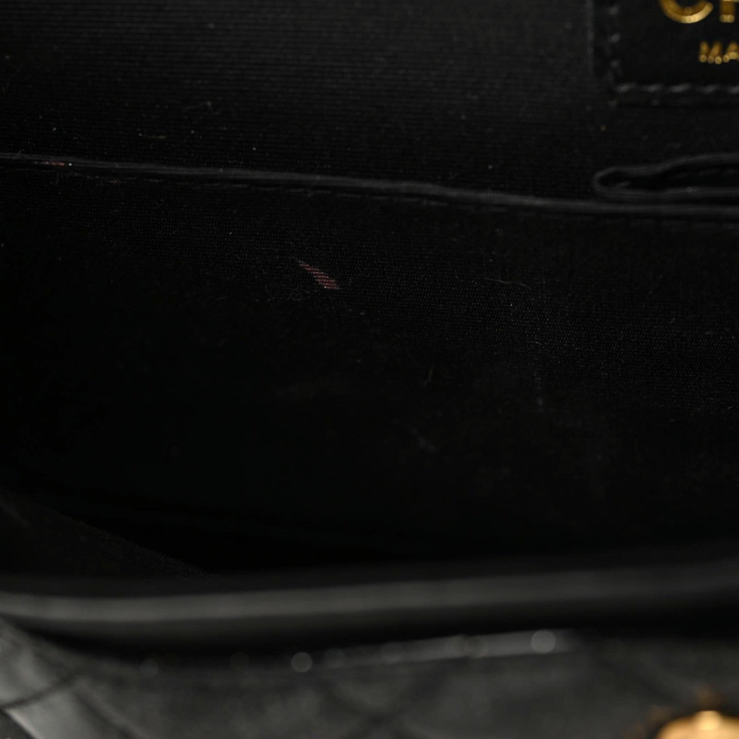 Chanel Patent Quilted Sparkle Glitter Medium Double Flap Black 10 of 14