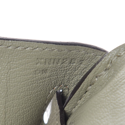 Hermes Taurillon Clemence Birkin 30 Sauge 6 of 8