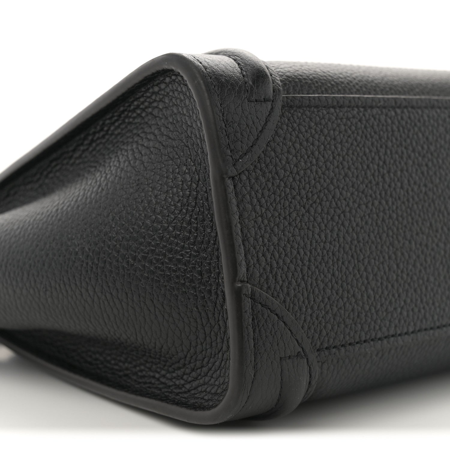 Celine Drummed Calfskin Nano Luggage Black 9 of 12