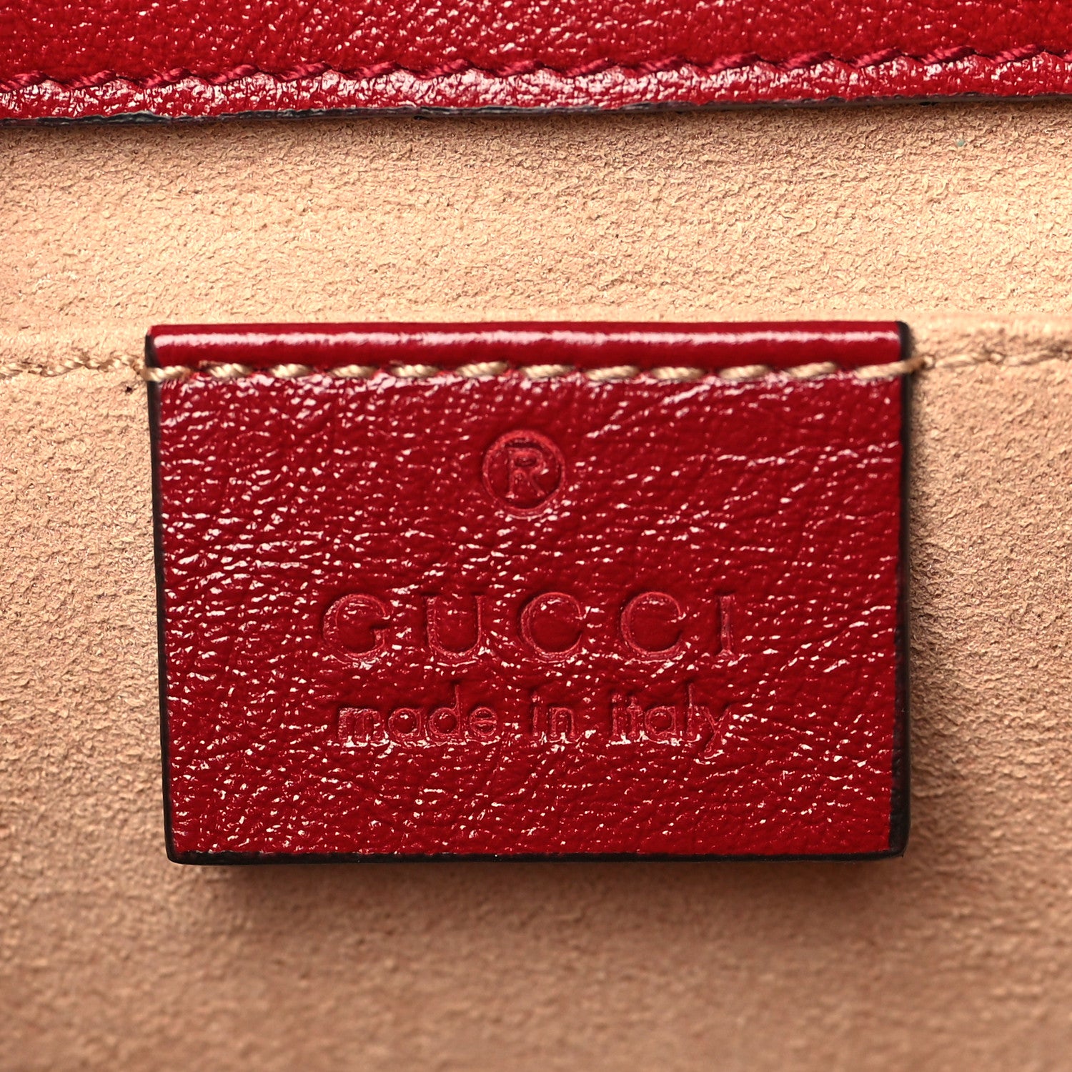 Gucci Monogram Azalea Calfskin Matelasse Diagonal Mini GG Marmont Shoulder Bag Beige Ebony New Cherry Red 6 of 9