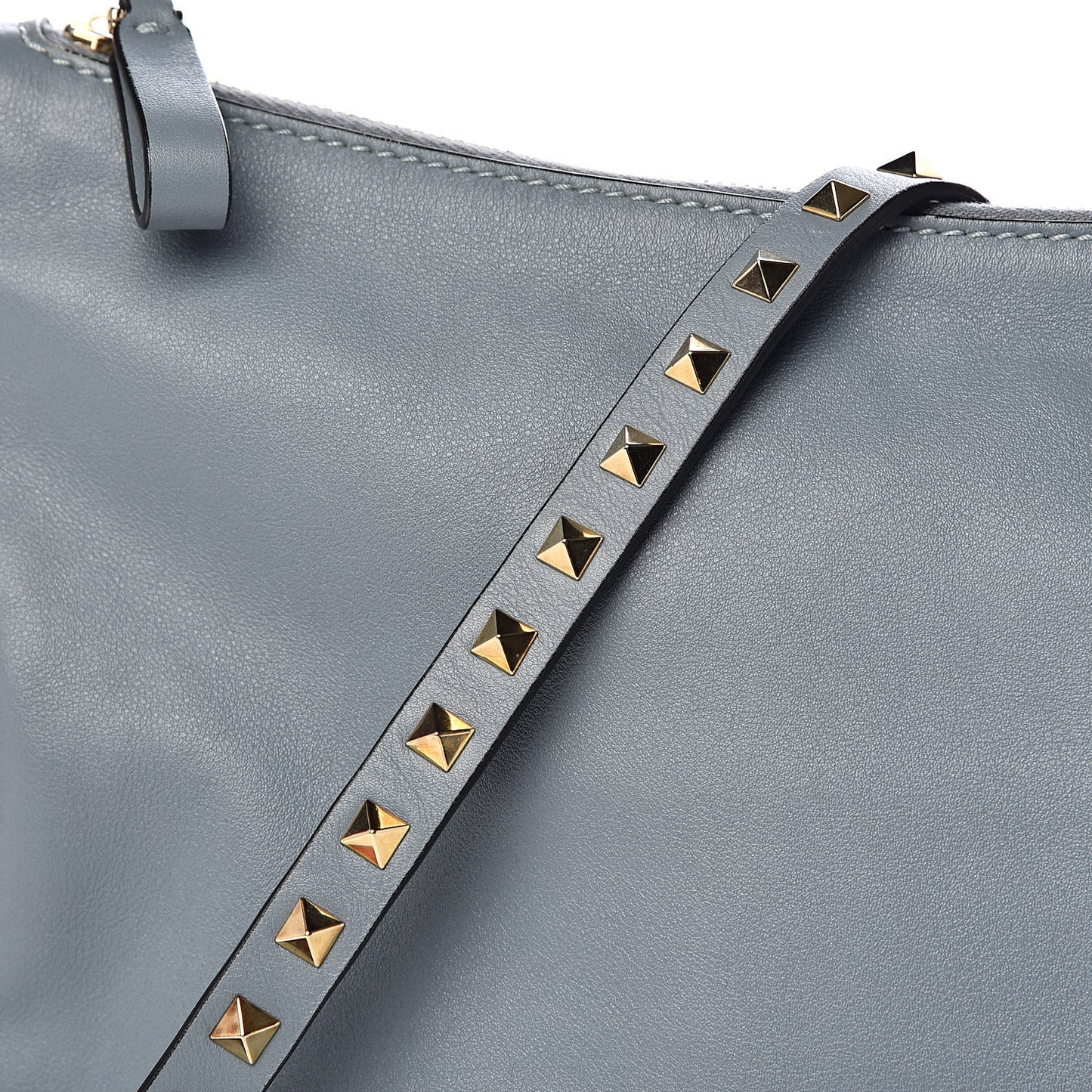 Vitello Rockstud Hobo Light Blue