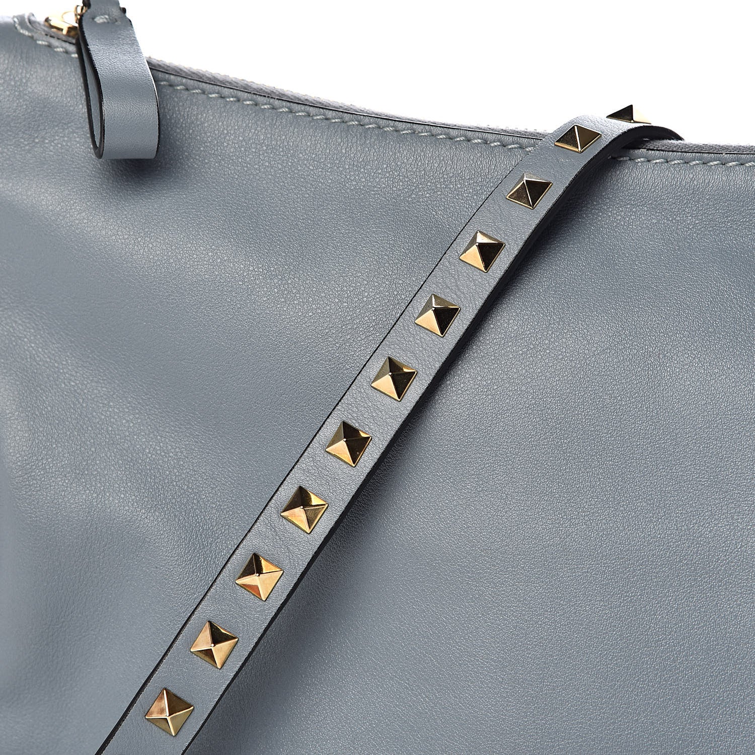 Valentino Garavani Vitello Rockstud Hobo Light Blue 11 of 11