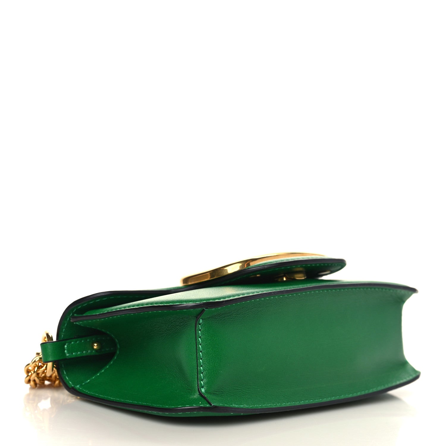 Valentino Garavani Calfskin Vlogo Small Loco Shoulder Bag Gea Green 3 of 8