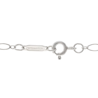 Tiffany Sterling Silver Oval Key Pendant Necklace 4 of 5
