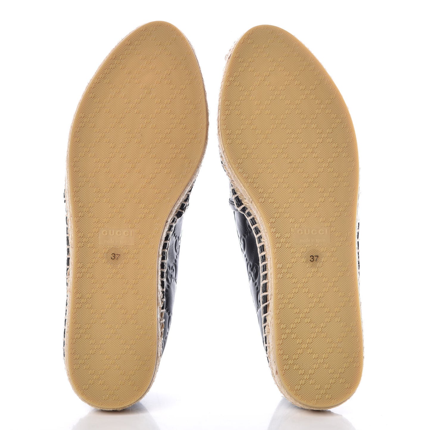 Guccissima Signature Espadrilles 37 Black