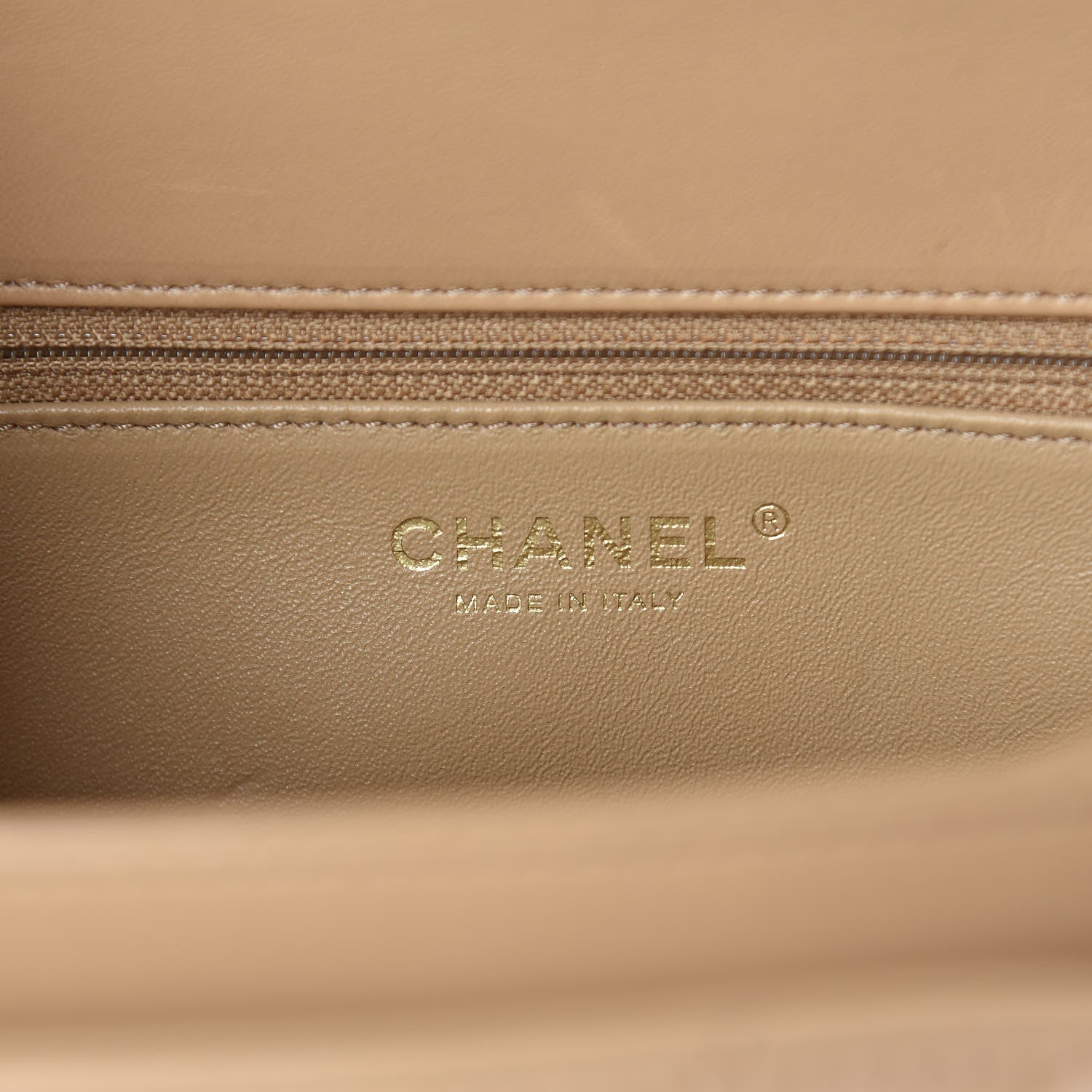 Chanel Lambskin Chevron Quilted Medium Trendy CC Dual Handle Flap Bag Beige 8 of 11
