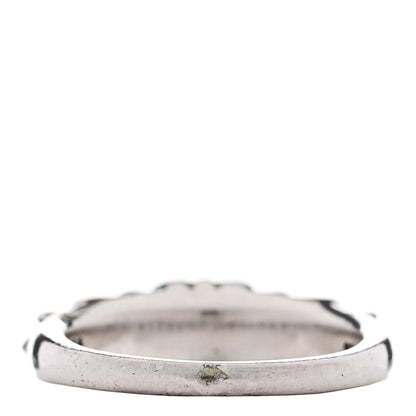 Chrome Hearts Sterling Silver Narrow Floral Cross Band Ring 49 4.75 4 of 6