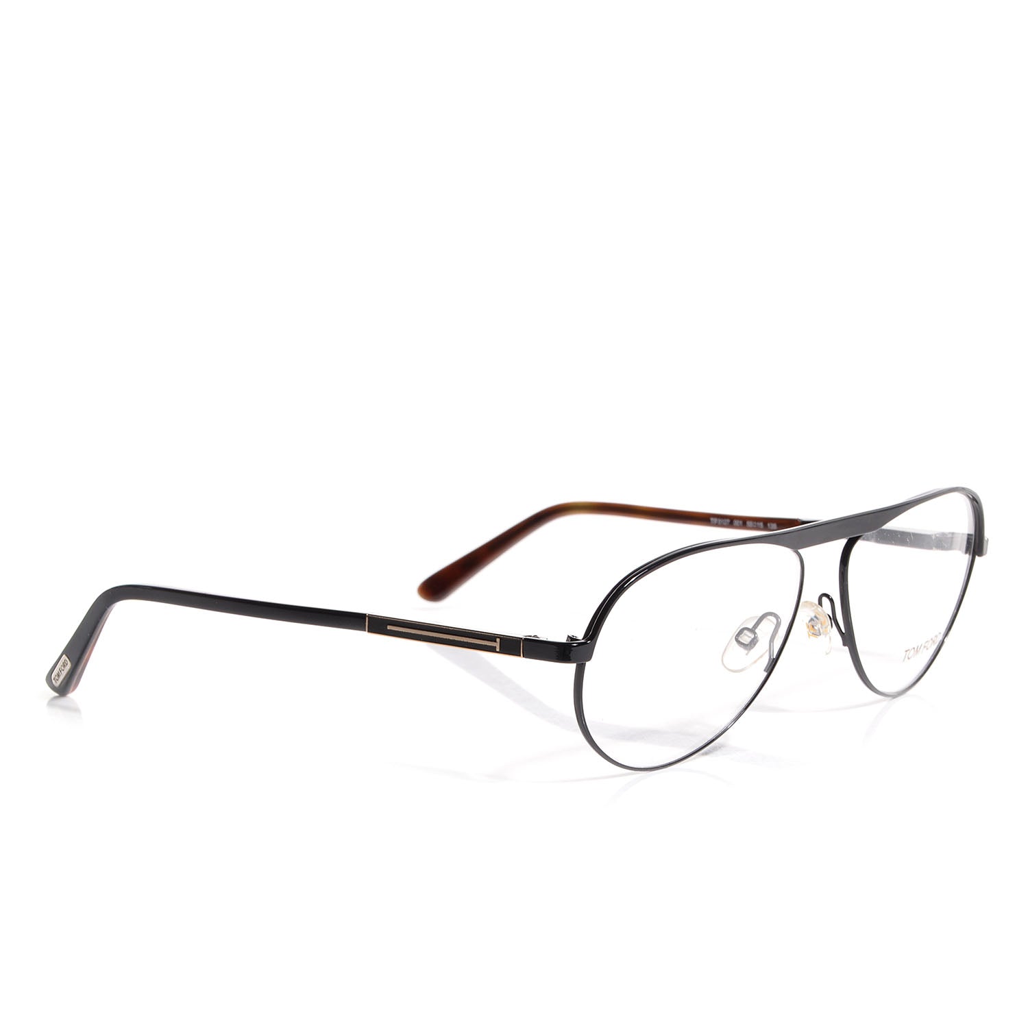 Tom Ford Aviator TF5127 Eyeglasses Black 3 of 5