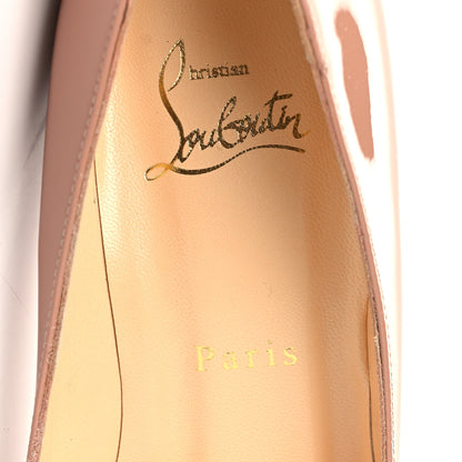 Christian Louboutin Patent Corneille 85 Pumps 38 Nude 7 of 8
