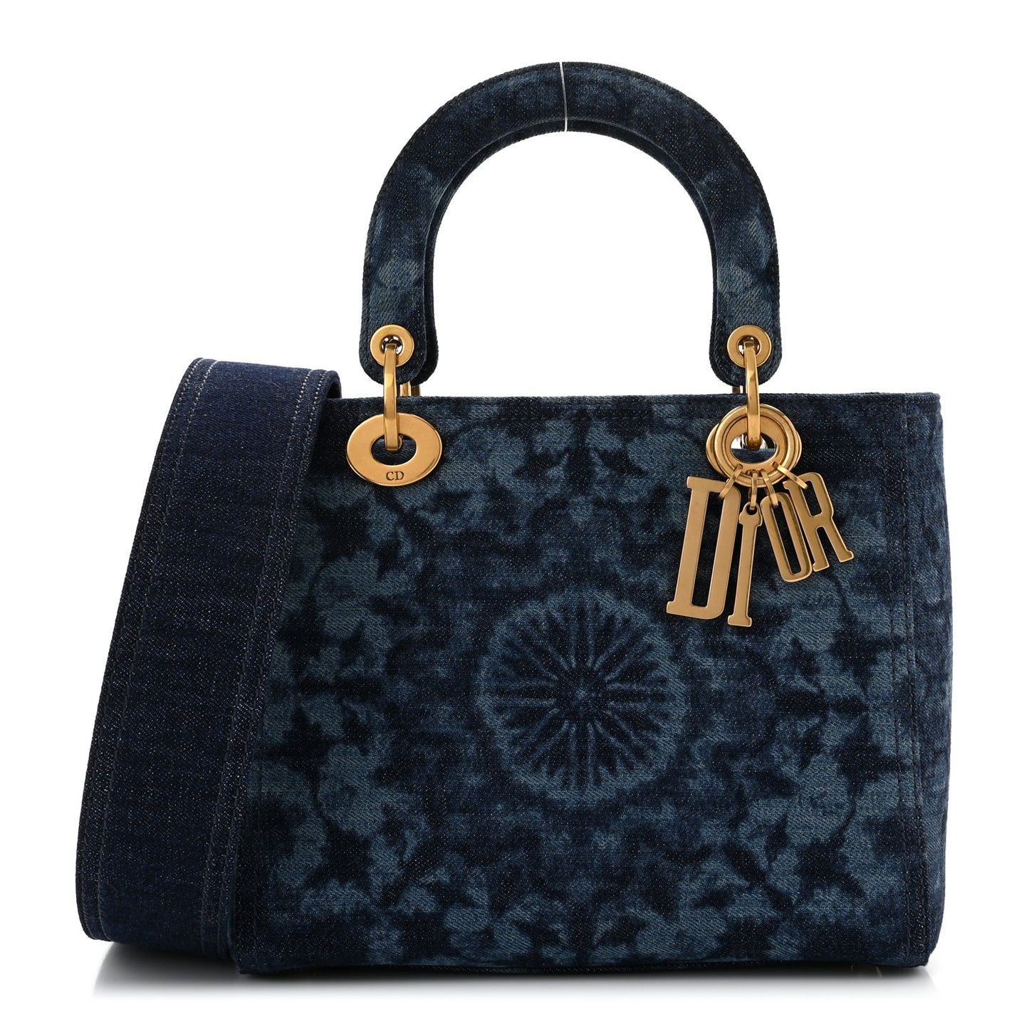 Denim Medium KaleiDiorscopic Lady Dior Blue