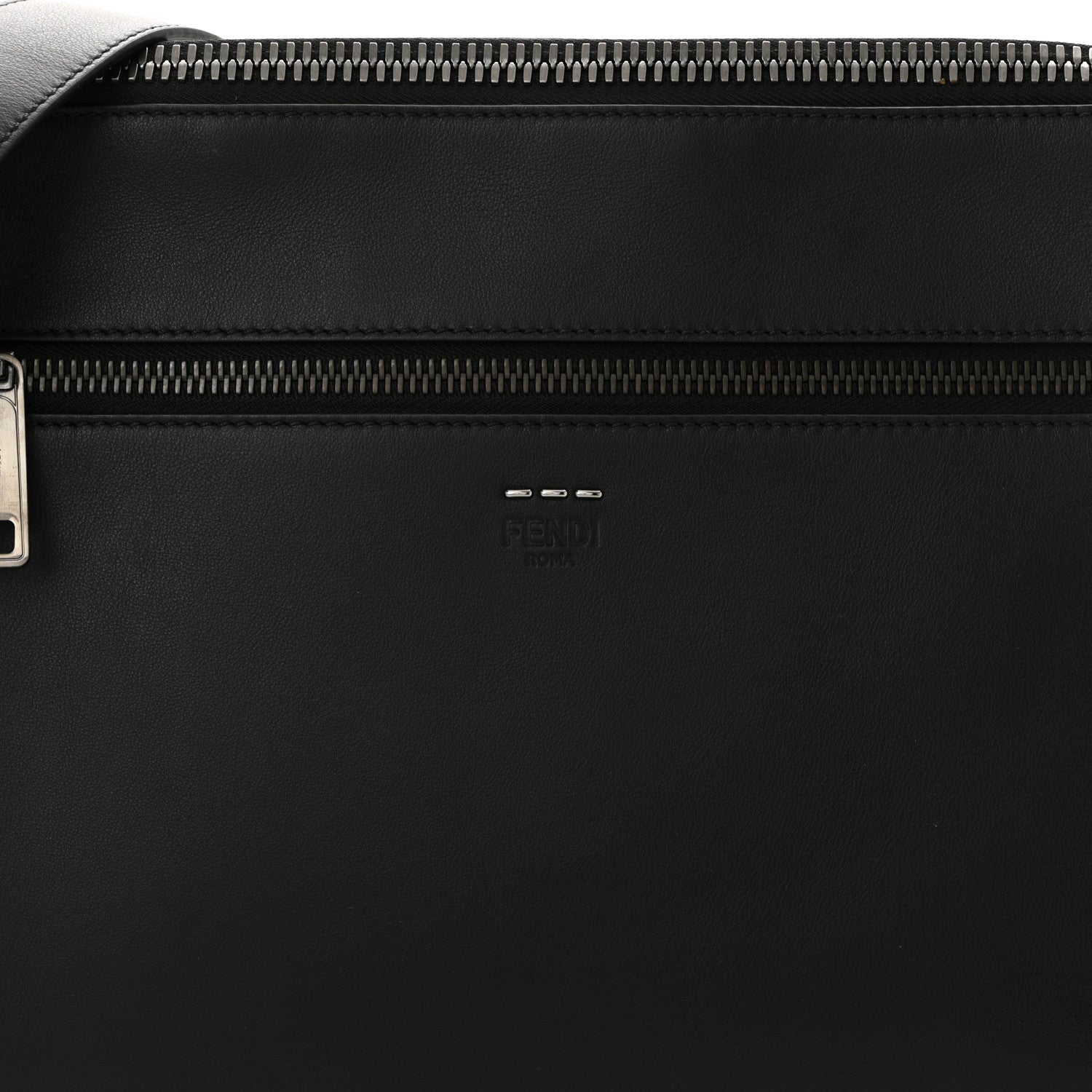 Fendi Vitello Grace Messenger Bag Black 8 of 11
