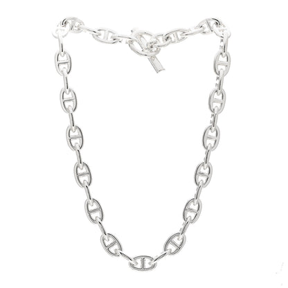 Hermes Sterling Silver Chaine D'Ancre Necklace PM 3 of 4