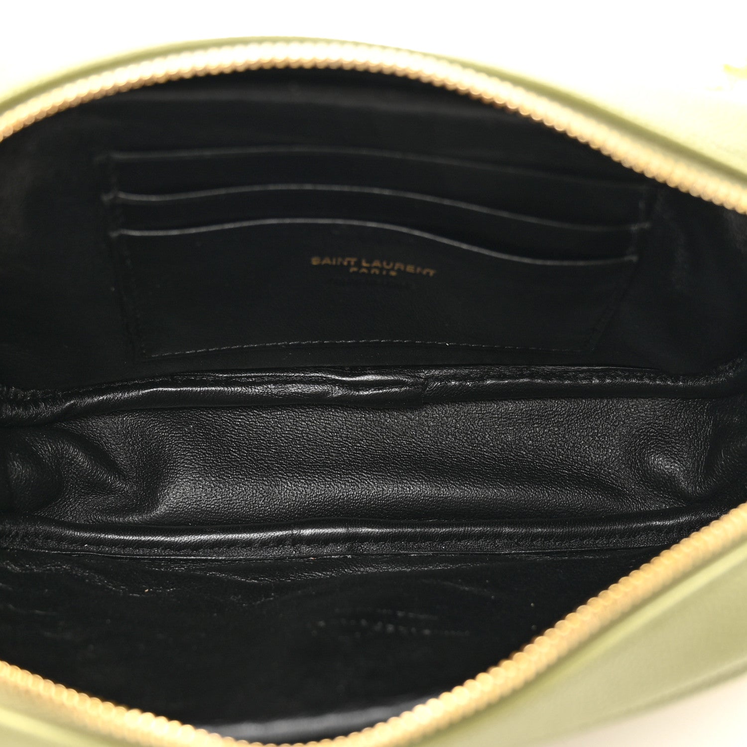 Saint Laurent Grain De Poudre Matelasse Monogram Mini Lou Camera Bag Light Sage 5 of 10