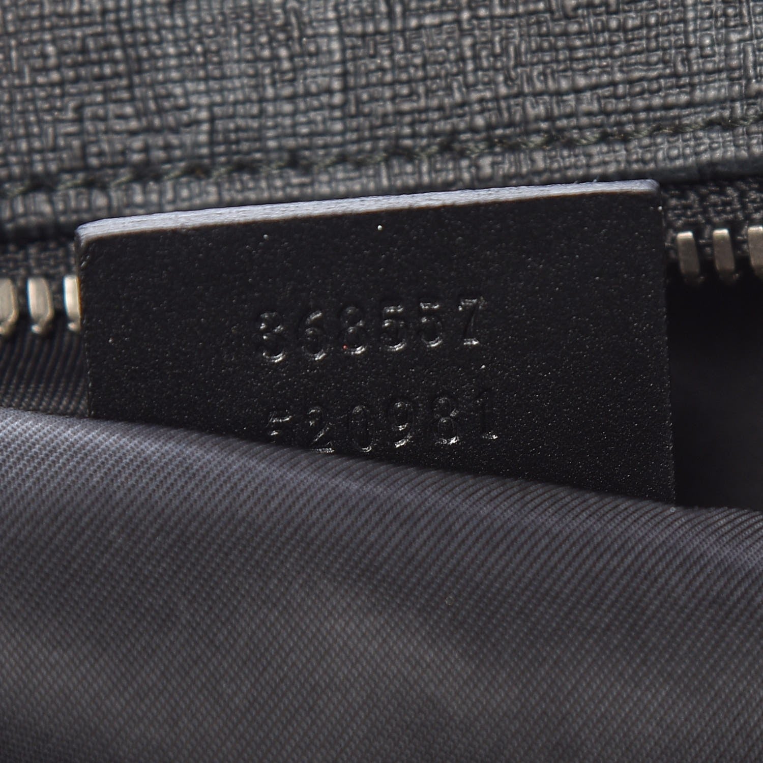 Gucci GG Supreme Monogram Briefcase Black Grey 7 of 8