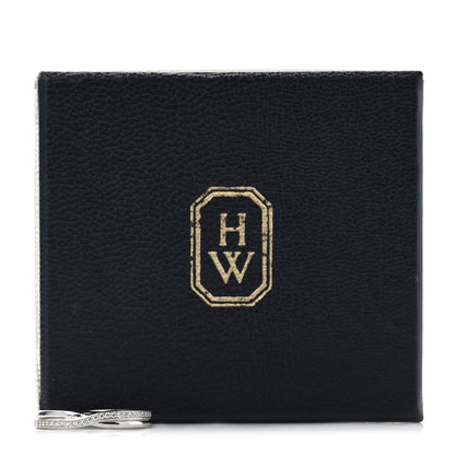 Harry Winston Platinum Diamond Tryst Single Row Wedding Band Ring 56 7.5 6 of 6