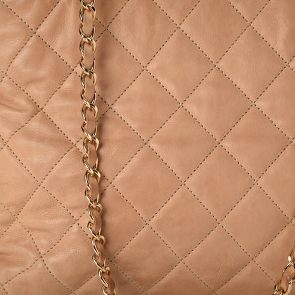 Chanel Calfskin Quilted Small Chain Me Tote Light Beige 12 of 15