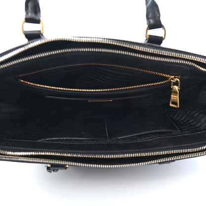 Prada Saffiano Medium Galleria Double Zip Tote Black 5 of 16