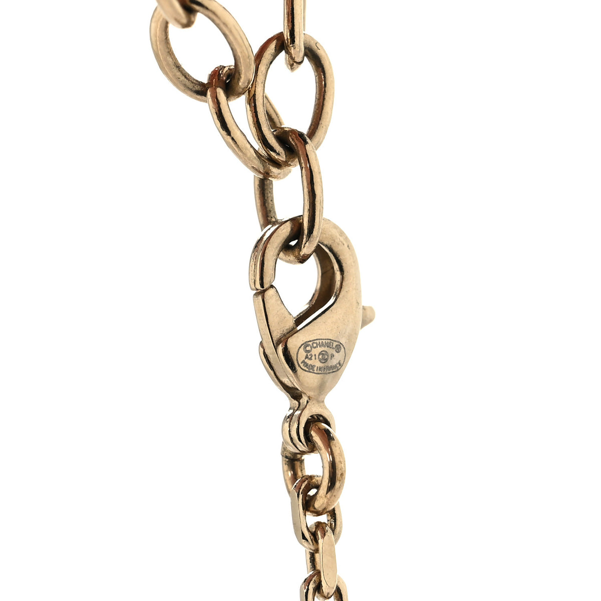 Chanel Pearl CC Chain Anklet Gold 3 of 4