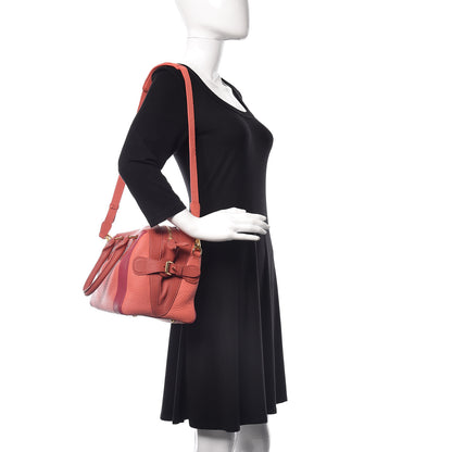 Burberry Grained Calfskin Medium Boston Bag Blossom Pink Peony Rose 2 of 10
