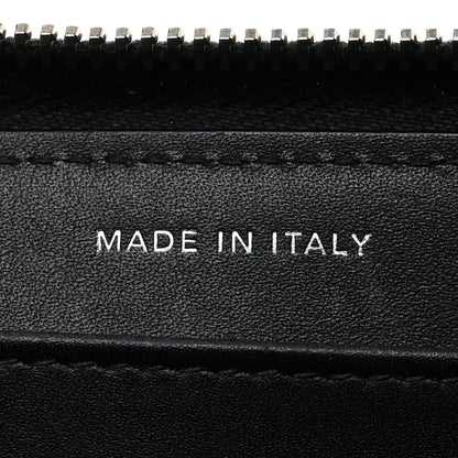 Chanel Patent Quilted Zip Around Wallet Navy 7 of 8