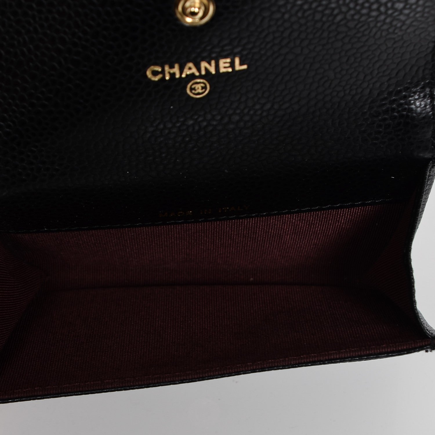 Chanel Caviar Quilted Flap Card Holder Black 5 of 8