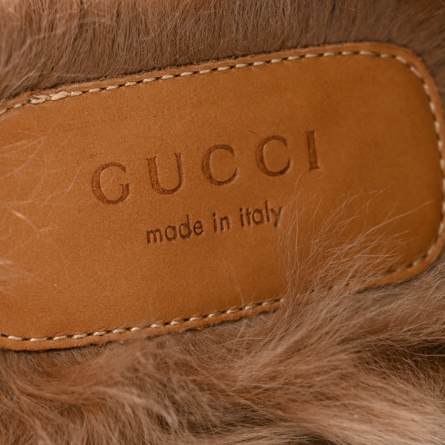 Gucci Velvet Fur Womens Princetown Slippers 36 Cobalt Blue 6 of 8