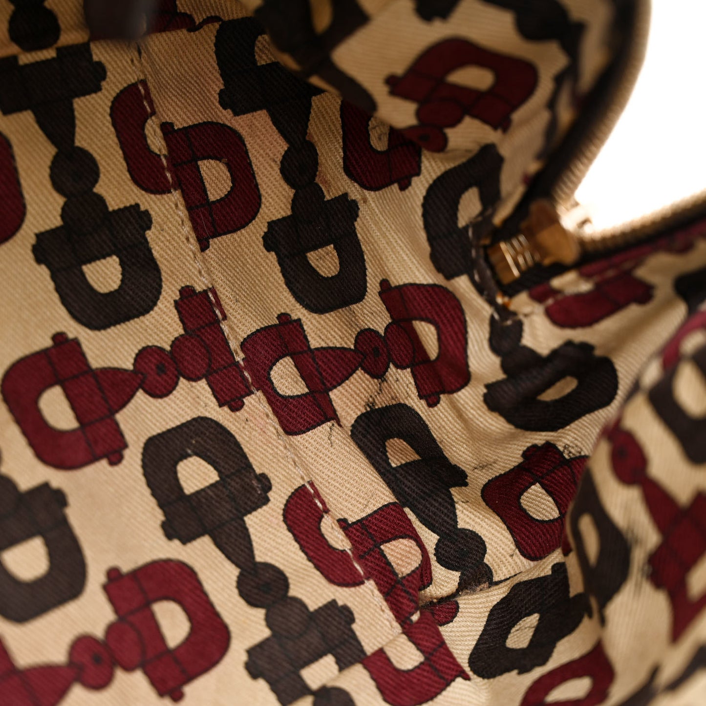 Guccissima Small Princy Satchel Brown
