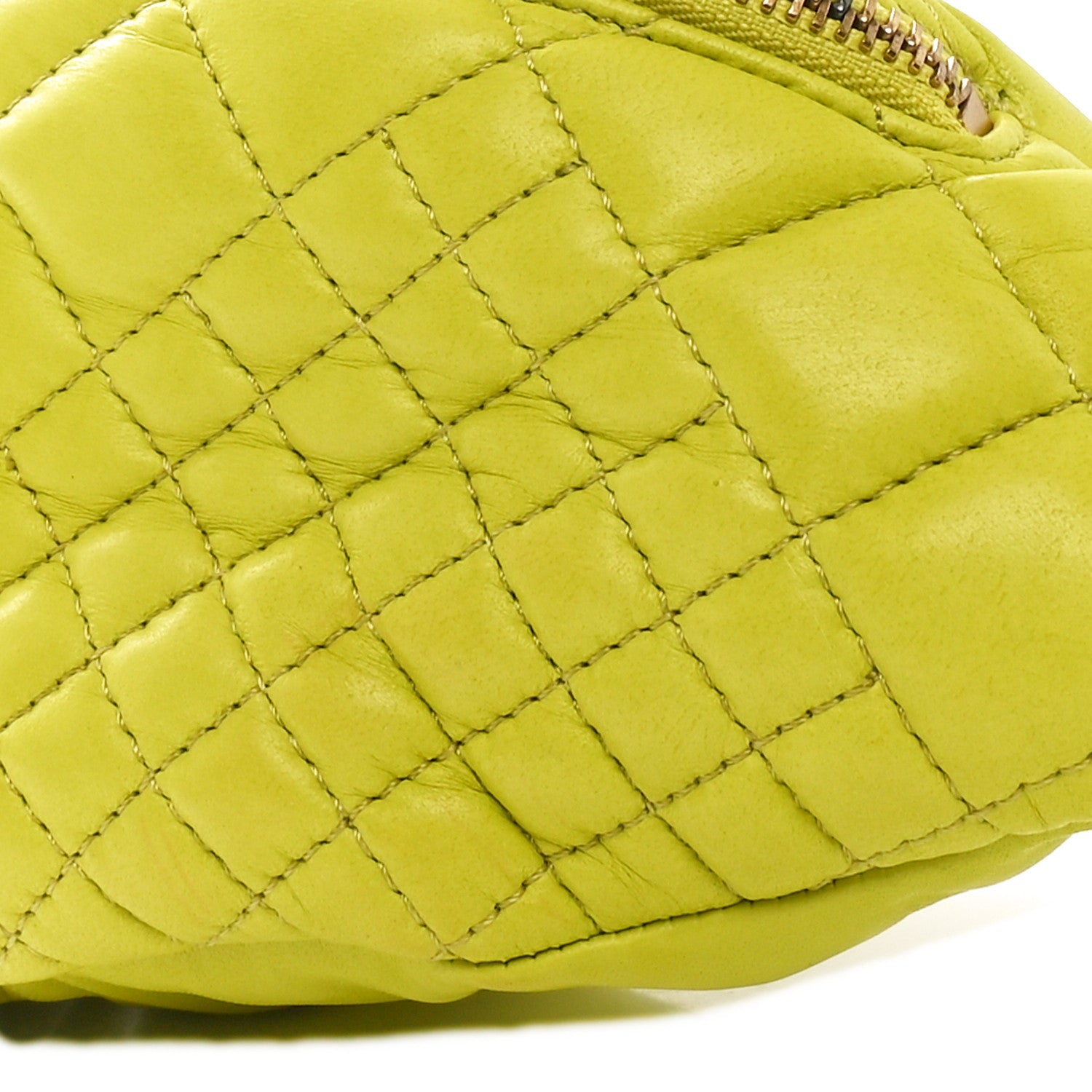 Versace Nappa Quilted Medusa Belt Bag Green 9 of 10