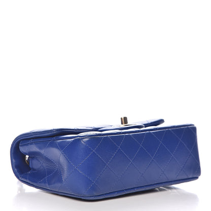 Chanel Lambskin Quilted Mini Rectangular Flap Royal Blue 4 of 17