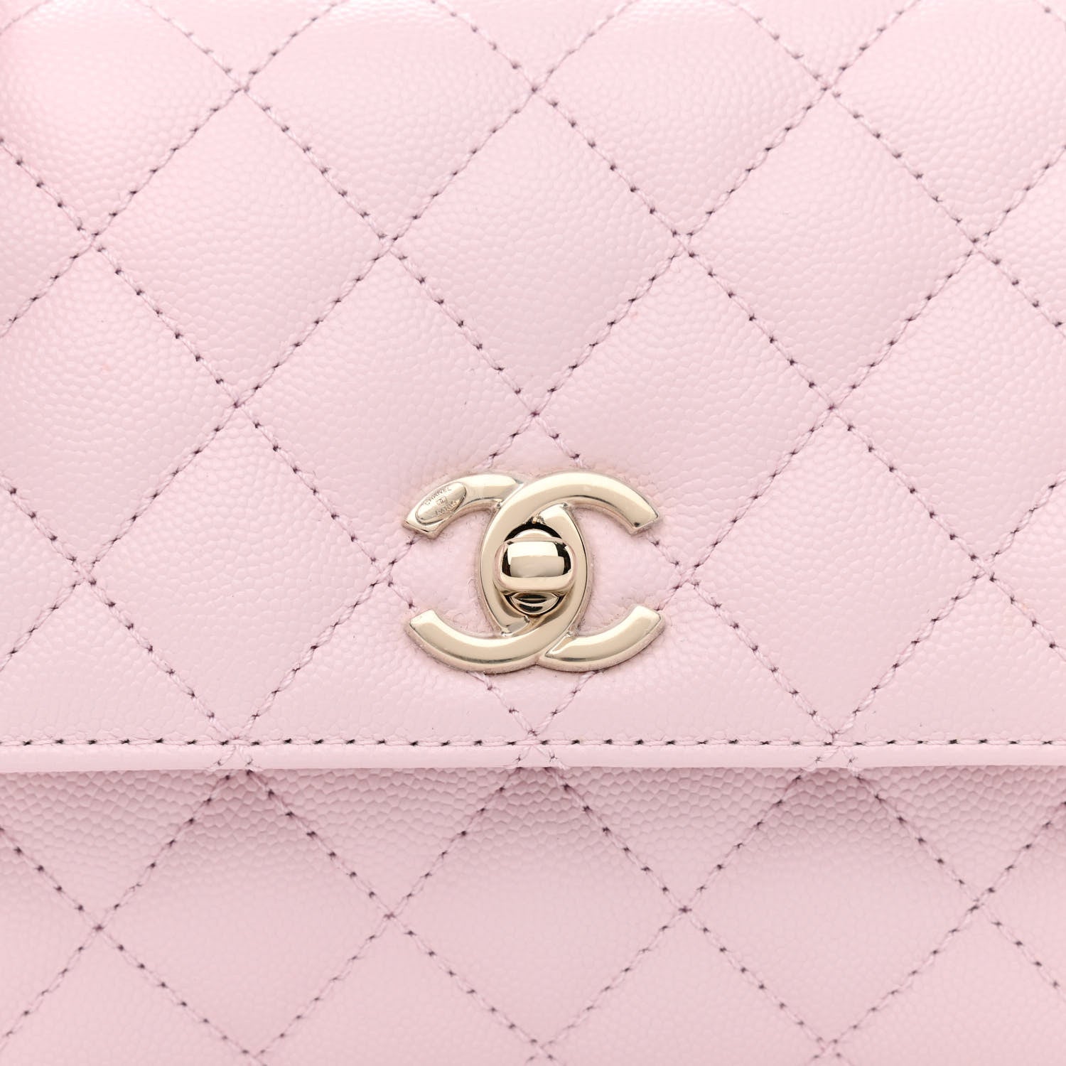 Chanel Caviar Quilted Mini Coco Handle Flap Light Pink 8 of 11