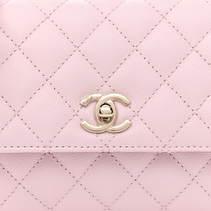 Chanel Caviar Quilted Mini Coco Handle Flap Light Pink 8 of 11