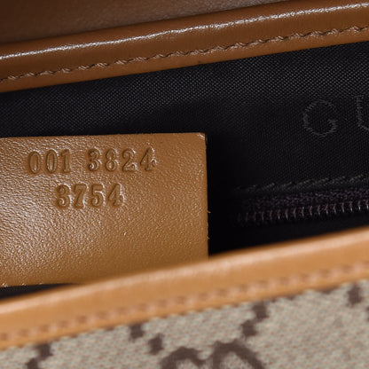 Gucci Calfskin Monogram Web Small Jackie O Hobo Light Brown 7 of 13