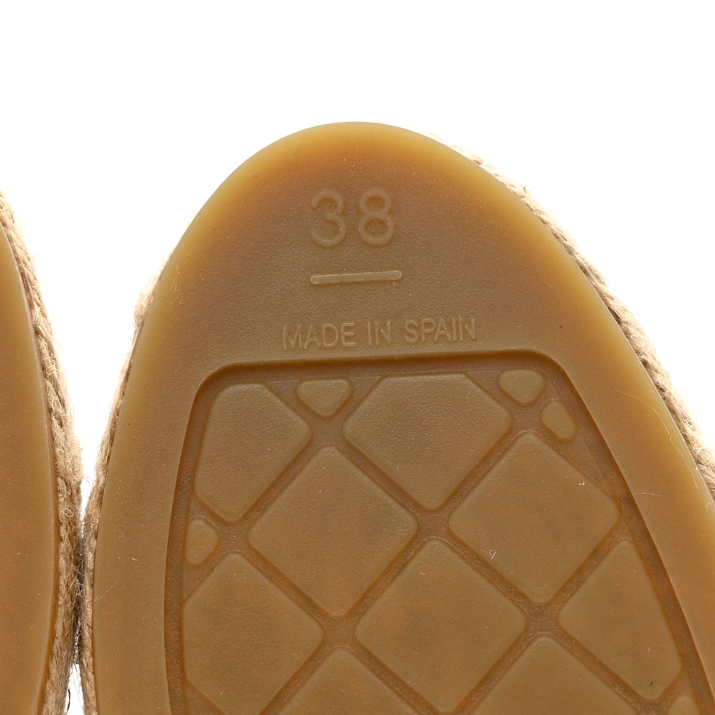 Lambskin Printed CC Espadrilles 38 Light Pink Black