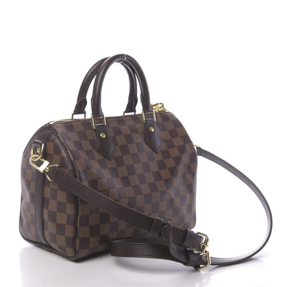 Louis Vuitton Damier Ebene Speedy Bandouliere 25 3 of 10