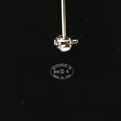 Chanel Resin Pearl Perfume Bottle CC Brooch Black Gold 3 of 3