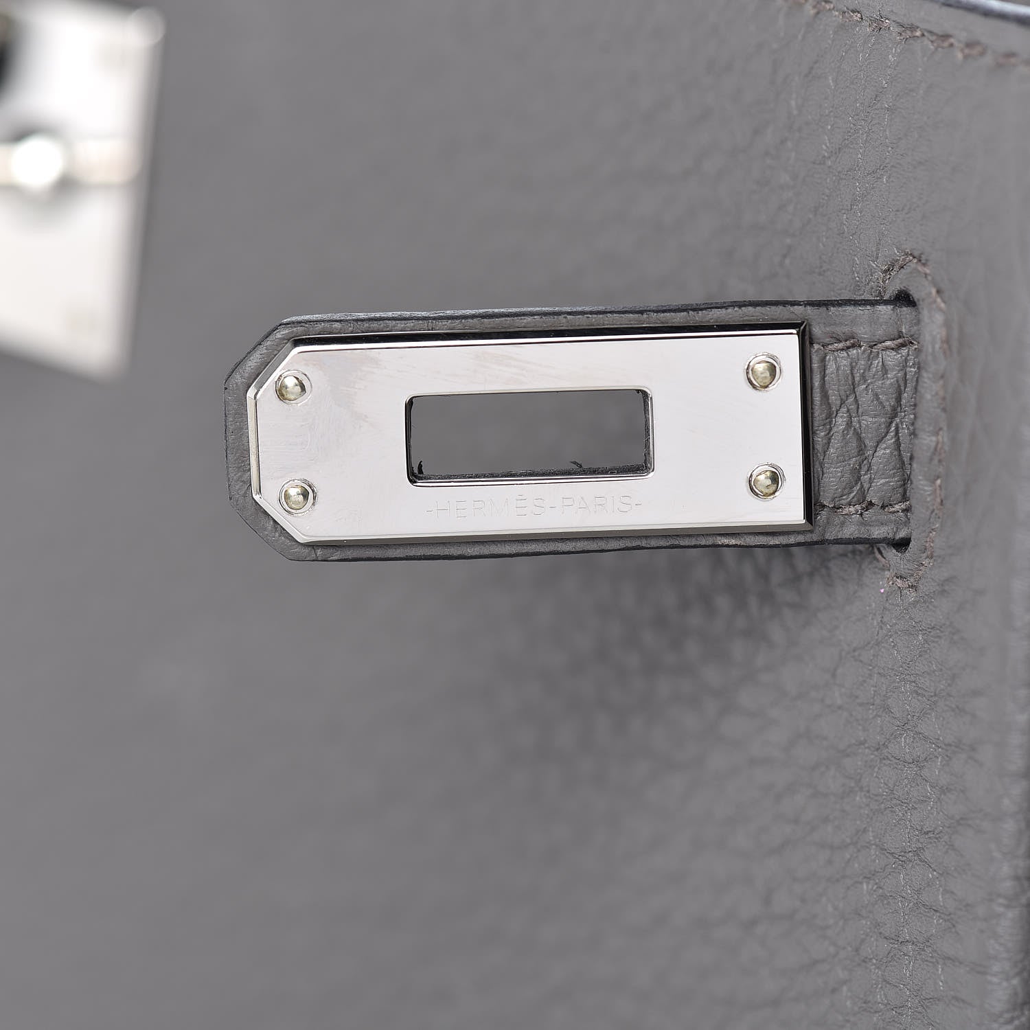 Hermes Togo Kelly Retourne 25 Etain 25 of 36