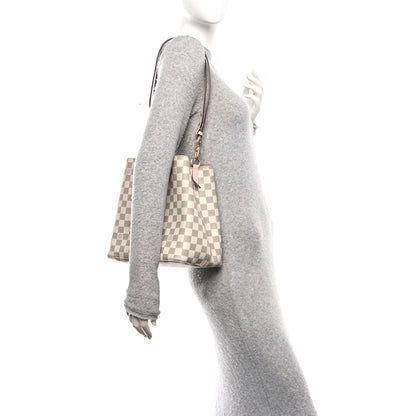 Louis Vuitton Damier Azur Neonoe MM Eau De Rose 2 of 16