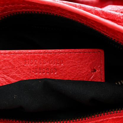 Balenciaga Agneau Classic Hardware City Rouge Cardinal 8 of 13