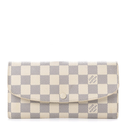 Louis Vuitton Damier Azur Emilie Wallet 1 of 12