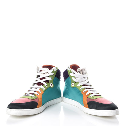 Gucci Satin Mens High Top Sneakers 11 Multicolor 5 of 15