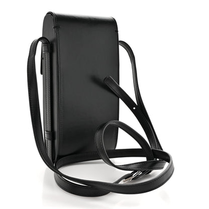 Saint Laurent Calfskin Phone Holder Crossbody Black 3 of 10