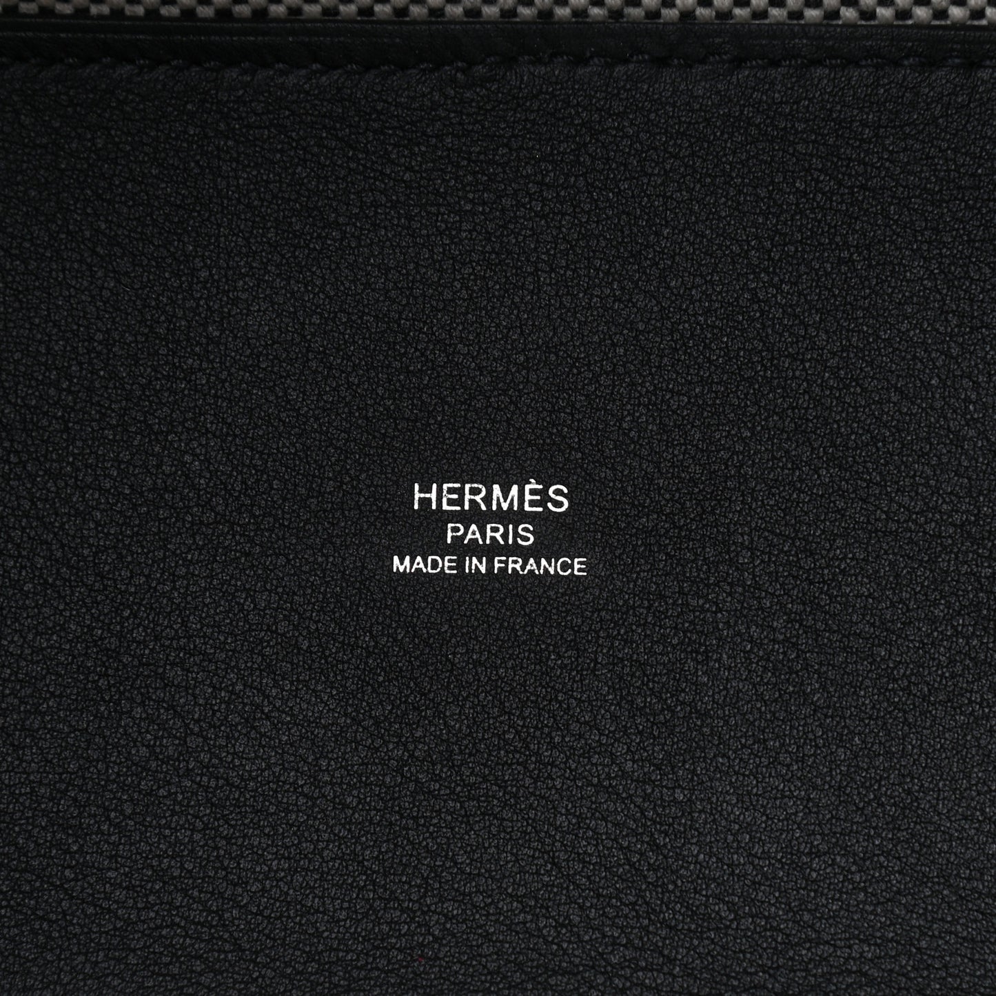 Swift H Canvas Cabas H En Biais 27 Black Ecru