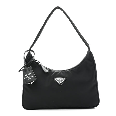 Tessuto Nylon Mini Re-Edition 2000 Bag Black