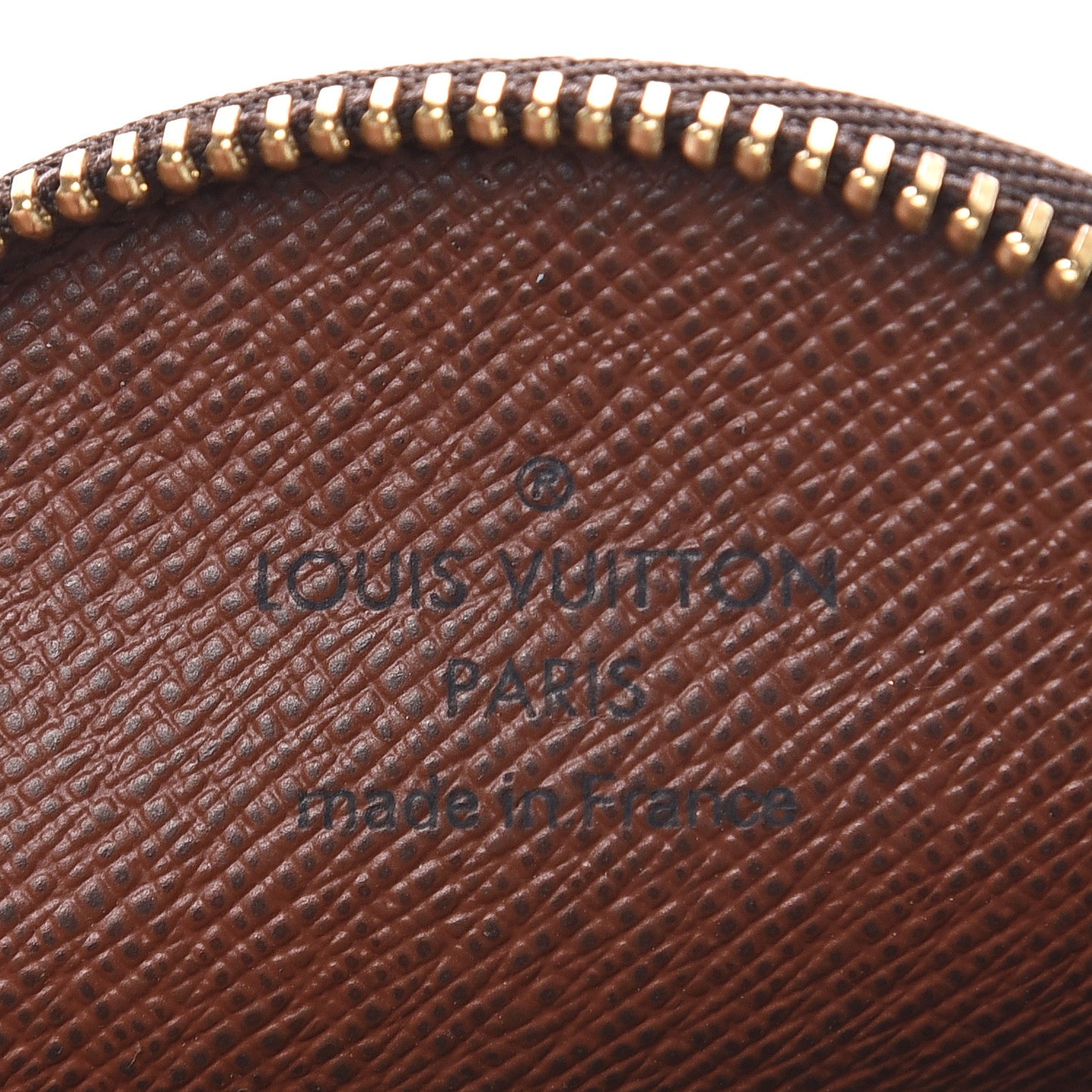 Monogram Round Coin Purse