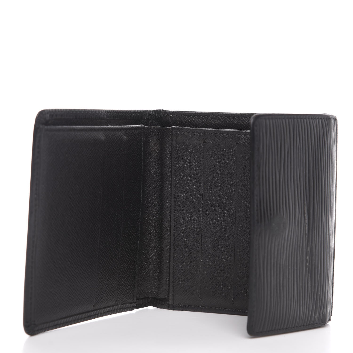 Louis Vuitton Epi Elise Wallet Black 4 of 11